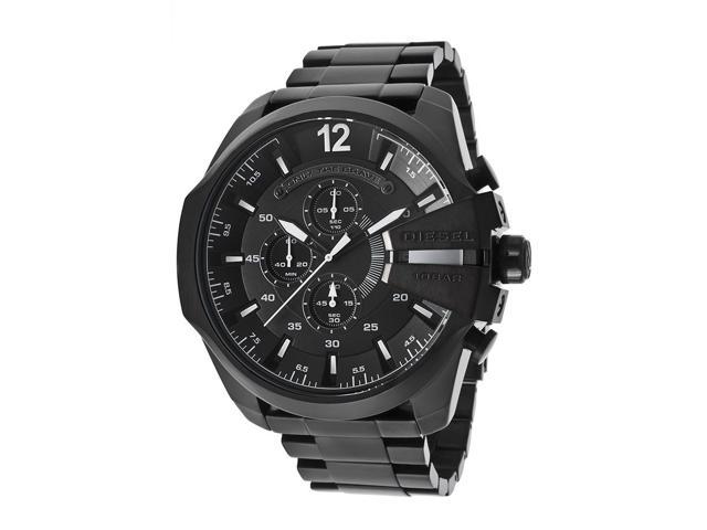 Men's Black Diesel Mega Chief XL Chronograph Watch DZ4283 - Newegg.com