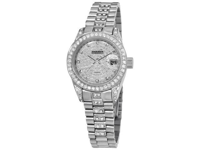 akribos xxiv women's diamond watch