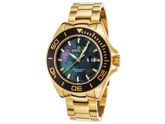 Invicta Men S 48mm Pro Diver Quartz Mother Of Pearl Stainless Steel Watch Newegg Com