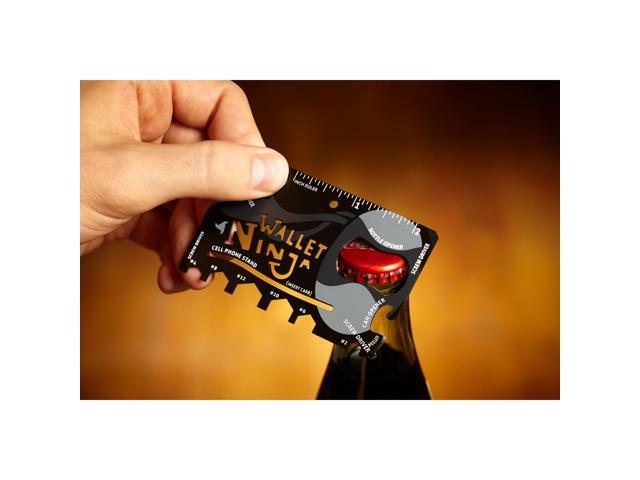Wallet Ninja 18 In 1 Multi Purpose Pocket Tool Credit Card Size Newegg Com - Best Wallet Tool Card
