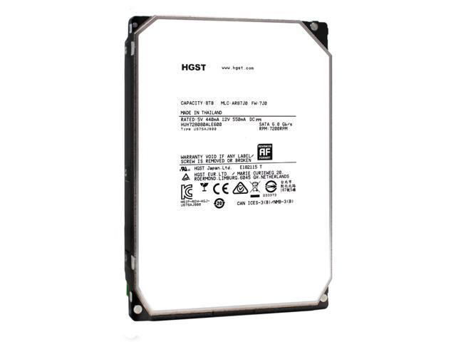 Refurbished: HGST Ultrastar He8 HUH728080ALE600 8TB 7200 RPM 128MB