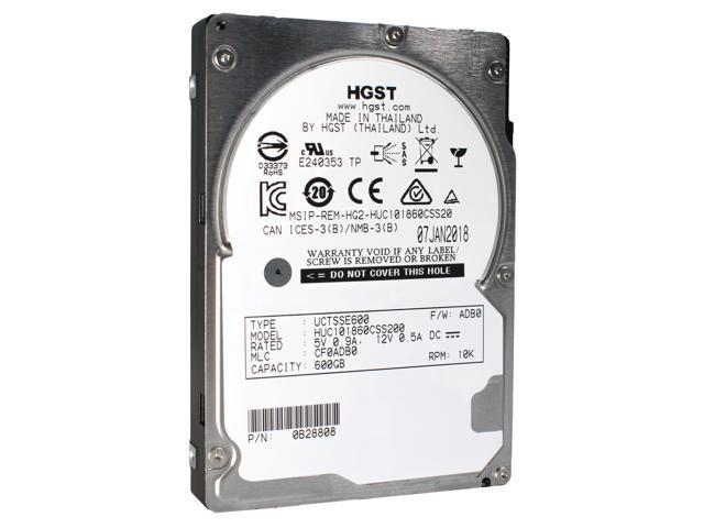 HGST HUC101860CSS200 0B28808 600GB 10K RPM SAS 2.5"