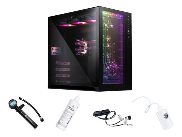 Bitspower TITAN One 2.0 Combo Black- LIAN LI O11 DYNAMIC Case with Bitspower CPU Water Cooling System, Digital Leak Detector, Coolant, Filling Bottle and 24-pin Bypass Connector Included