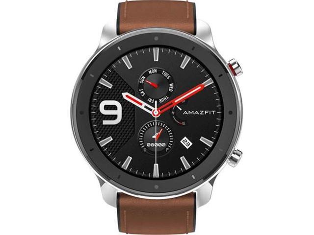 Amazfit GTR Smartwatch, Smart Notifications, 1.39” AMOLED Display, 24/7  Heart Rate Monitor, 24-Day Battery Life, 12-Sport Modes (47mm, GPS,  Bluetooth), Stainless Steel - Newegg.com