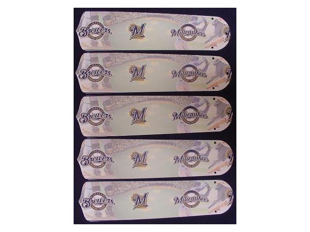 Ceiling Fan Designers 52set Mlb Mil Mlb Milwaukee Brewers Baseball