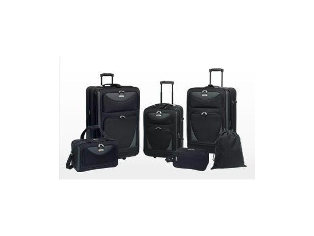 travelers club 6 piece expandable travel set