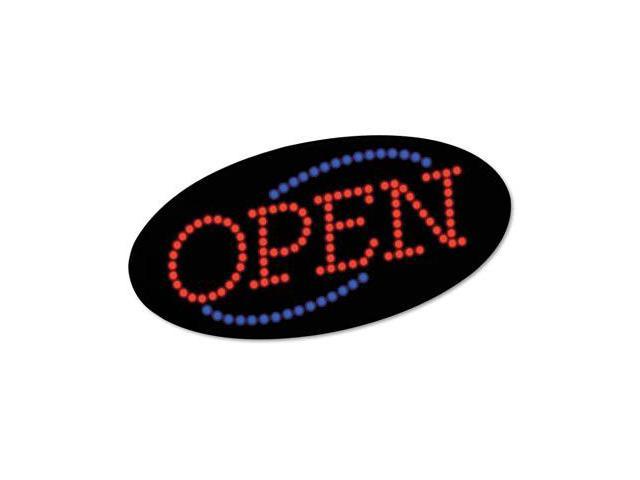 Photo 1 of COSCO LED "OPEN" Sign- 10 1/2: x 20 1/8"- Red & Blue Graphics