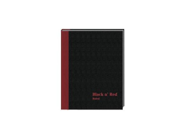 Photo 1 of Black n' Red Casebound Notebook Legal Rule 11 3/4 x 8 1/4 White 96 Sheets