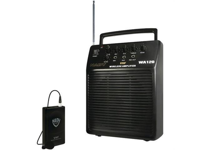Nady WA-120LT/B Portable Wireless Public Address System with Lavaliere Mic