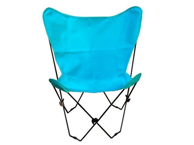 Algoma Net Company 4053 51 Butterfly Chair And Cover Combination With Black Frame Teal Newegg Com