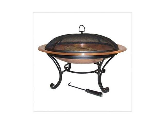 40 In Copper Fire Pit Set Newegg Com