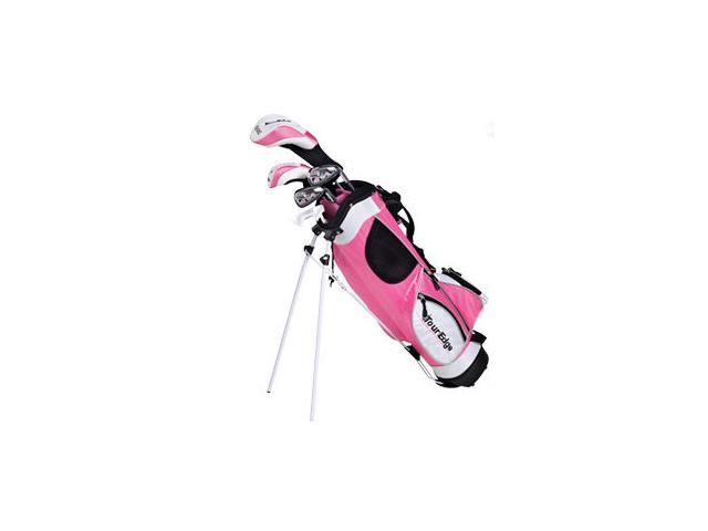 Tour Edge Golf JKSRGJ4158 JRH HT Max-J Jr Pink 4X1 5-8 Yrs With Bag - Right Hand
