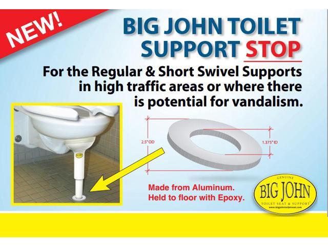 John Products 1ss Toilet Support Stop Newegg John Products 1ss Toilet Support Stop