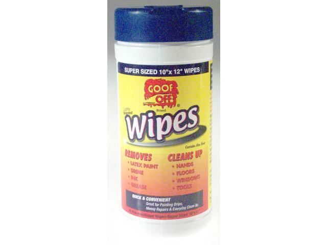 Wm Barr FG685 36 Count 10 in. X 12 in. Goof Off Wipes - Newegg.com