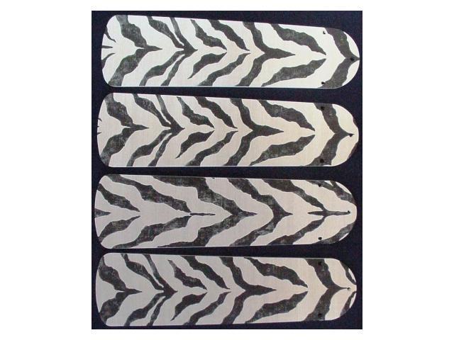 Ceiling Fan Designers 42set Ani Zs New African Safari Zebra Skin
