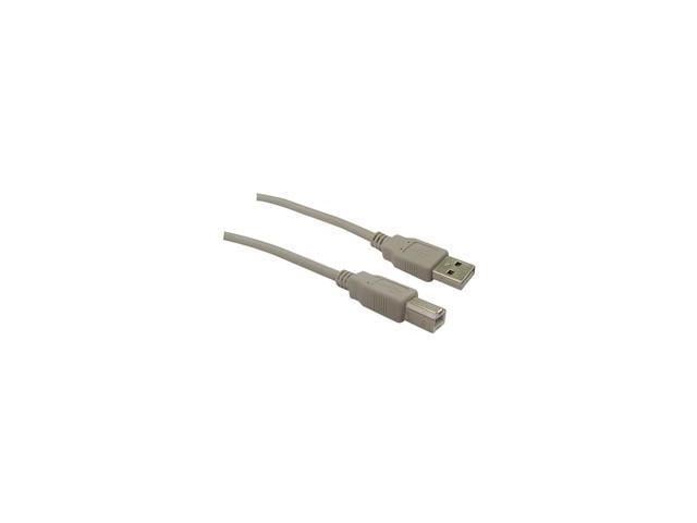 CableWholesale 10U2-02210 USB 2.0 Printer-Device Cable Type A Male To ...