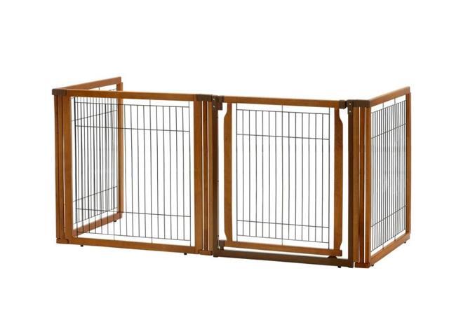 Richell Usa 94198 Convertible Elite Pet Gate H4 Brown Newegg Richell Usa 94198 Convertible Elite Pet Gate H4 Brown