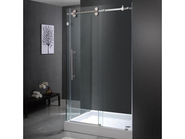 Vigo Vg6051stcl48wr 36 X 48 Frameless 3 8 Clear Stainless Vigo Vg6051stcl48wr 36 X 48 Frameless 3 8