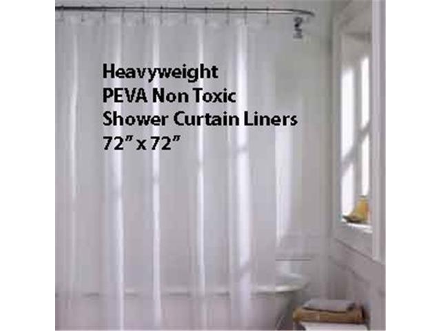 Heavy Gauge Peva Shower Curtain Liner, What Is The Standard Size For A Shower Curtain Liner