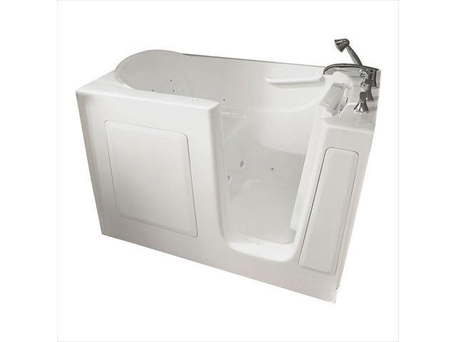 American Standard 3060.100.WRW 5 ft. Right Hand Drain Walk-in Whirlpool Tub in White
