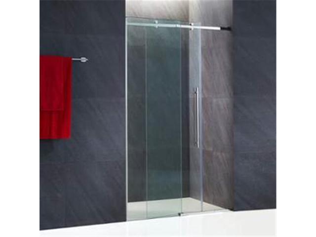 Vigo Industries Vg6043stcl6074 Luca 60 In Frameless Shower Door Vigo Industries Vg6043stcl6074 Luca 60 In Frameless Shower Door With Clear Glass And Stainless Steel