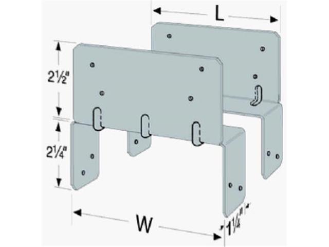 Simpson Strong Tie End Post Cap,No LCE4Z