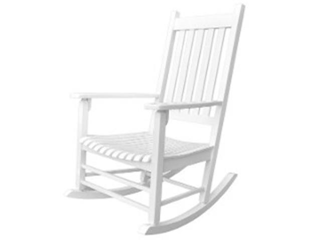 Shine Company 4332wt Vermont Porch Rocker White Newegg Com