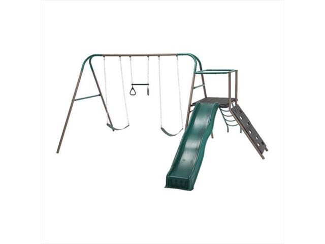 Lifetime Products 90462 Climb Slide Play Set Earthtone Newegg Com