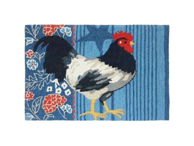 Homefires Rugs Py Jb109 American Rooster Area Rug 22 X 34 In Newegg