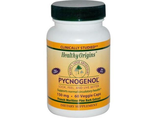 Healthy Origins Pycnogenol 150 Mg 60 Vegetarian Capsules 150 Newegg Com