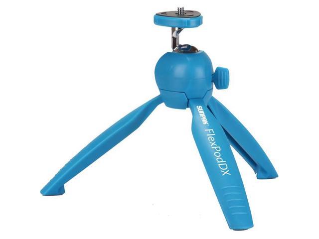 SUNPAK 620900BL FlexPodDX Tabletop Tripod with Adapters (Blue