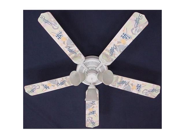 Ceiling Fan Designers 52fan Mlb Lad 52 In Mlb Los Angeles Dodgers Baseball Ceiling Fan