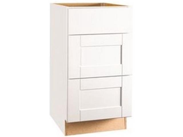 Hampton Bay 2487088 Rsi Home Products Shaker 3 Drawer Base Cabinet