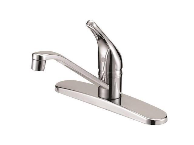 Boston Harbor 1719723 8 In Single Handle Kitchen Faucet Lever Chrome Newegg Com