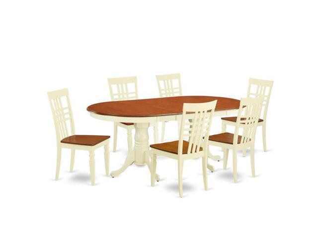 East West Furniture Pvlg7 Bmk W Table Set With One Plainville Dining Room Six Chairs Ermilk Cherry 7 Piece East West Furniture Pvlg7 Bmk W Table Set With One Plainville Dining Room Six Chairs Ermilk Cherry 7 Piece