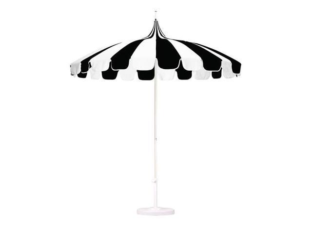 California Umbrella Smpt852174pd 0408 Sa 6 Ft Bronze Pole And Sunbrella Spectrum Cilantro Umbrella Round Black Newegg Com