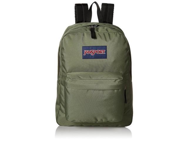 muted green jansport backpack