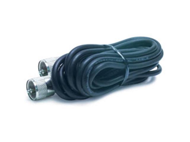 Photo 1 of 18' CB Antenna Coax Cable with PL-259 Connectors - Black