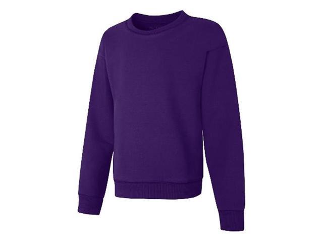 hanes purple sweatshirt