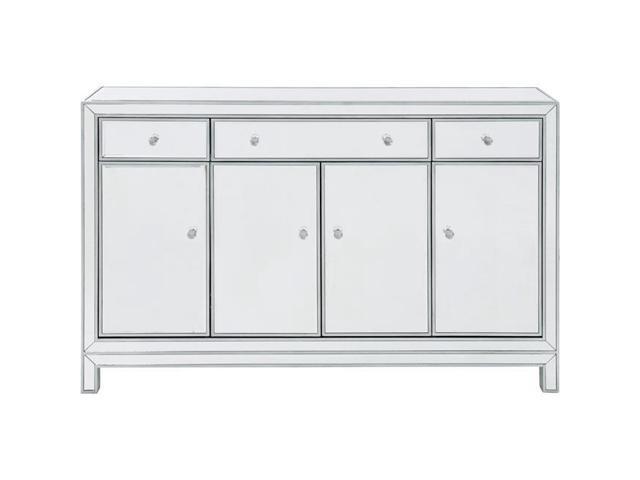 Elegant Decor Mf72001 Buffet Cabinet 3 Drawers 4 Doors Antique