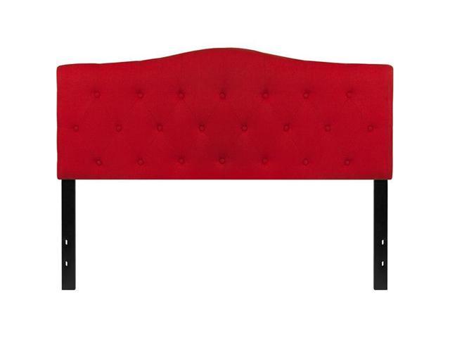 Flash Furniture Hg Hb1708 Q R Gg Cambridge Tufted Upholstered Queen Size Headboard Red Fabric Newegg Com