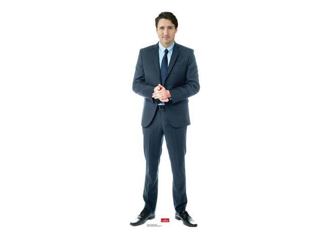 Photo 1 of Advanced Graphics 74 x 25 in. Justin Trudeau Canadian Prime Minister Cardboard Standup