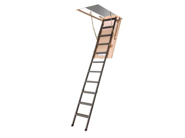 Fakro 66865 LMS Metal Insulated Attic Ladder, 350Lbs