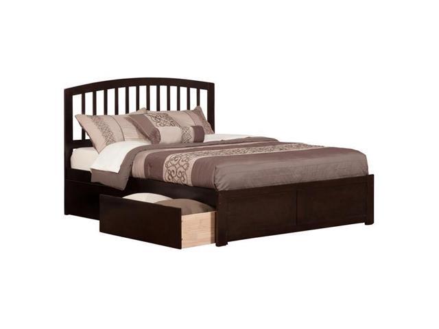Atlantic Furniture Ar8836111 Richmond Match Footboard With Urban Bed Drawers X 1 Espresso Full Size Newegg Com