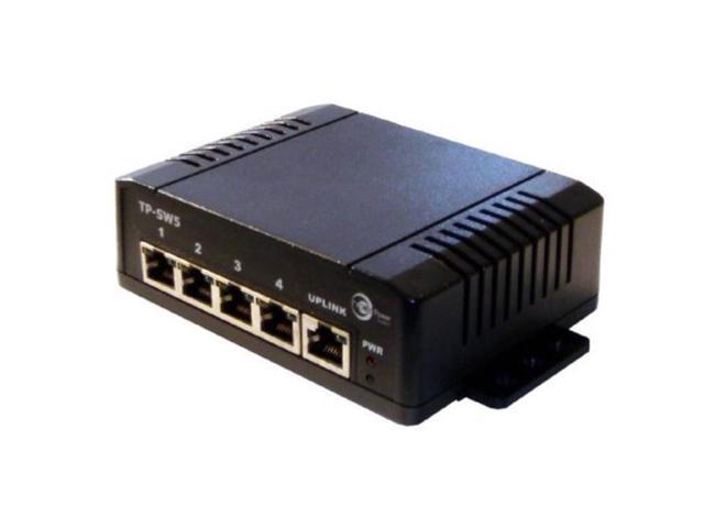 Tycon Systems, Inc 12-56v 5 Port Passive Poe Switch - TP-SSW5-NC