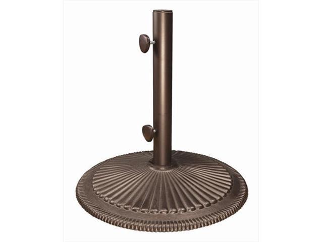 Simplyshade Treasure Garden Classic Cast Iron Patio Umbrella Stand 19 3 In Dia Newegg Com