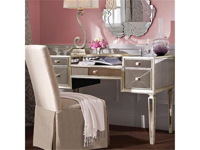 Bassett Mirror 8311 579ec Borghese Mirrored Desk Newegg Com