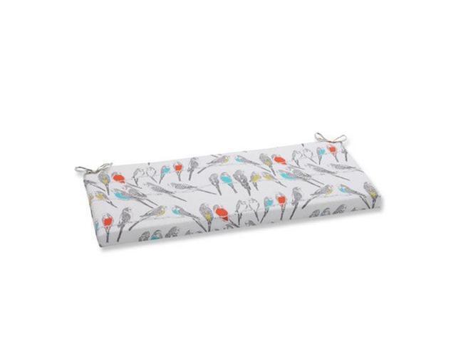 Pillow Perfect 596822 Indoor Outdoor Retweet Mango Bench Cushion