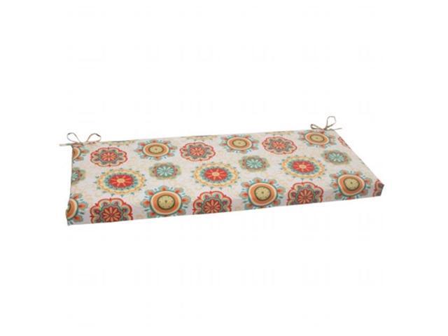 Pillow Perfect Indoor Outdoor Fairington Bench Cushion Aqua