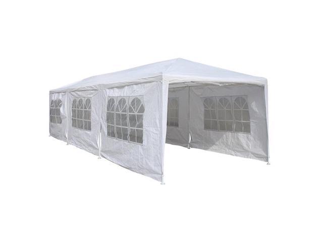 Aleko Apt30x10gazebo Unb 30 X 10 Ft Carport Storage Garage Party